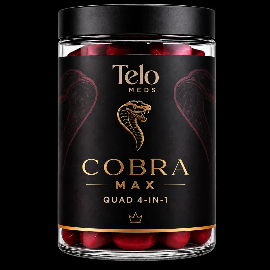 Cobra Max Quad 4-in-1 tablets by TeloMeds